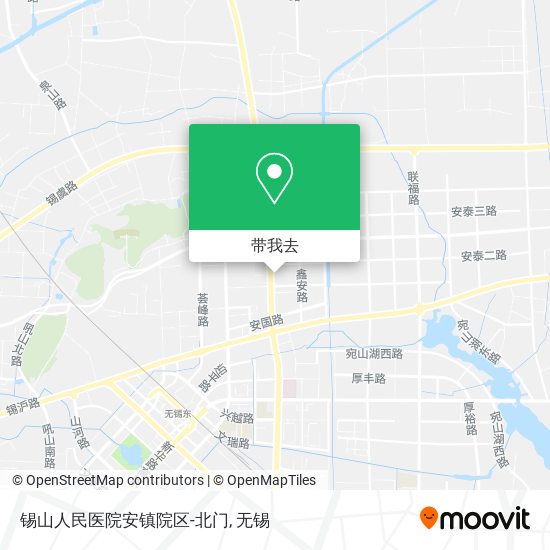 锡山人民医院安镇院区-北门地图