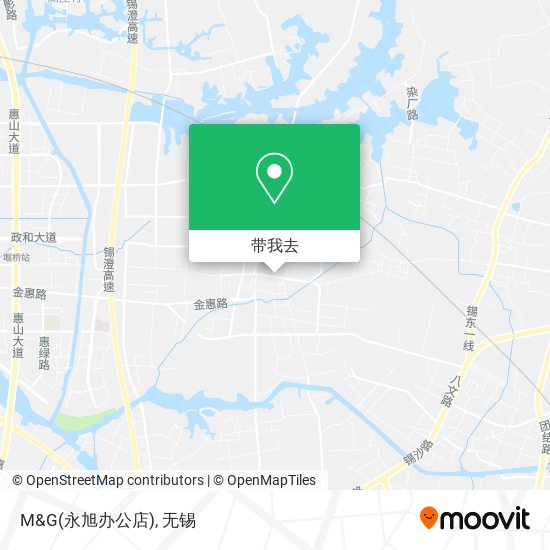 M&G(永旭办公店)地图