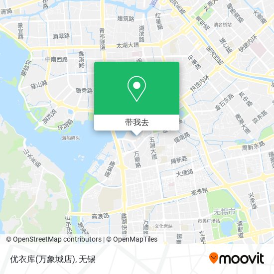 优衣库(万象城店)地图