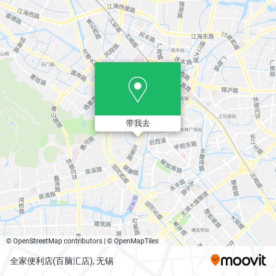 全家便利店(百脑汇店)地图