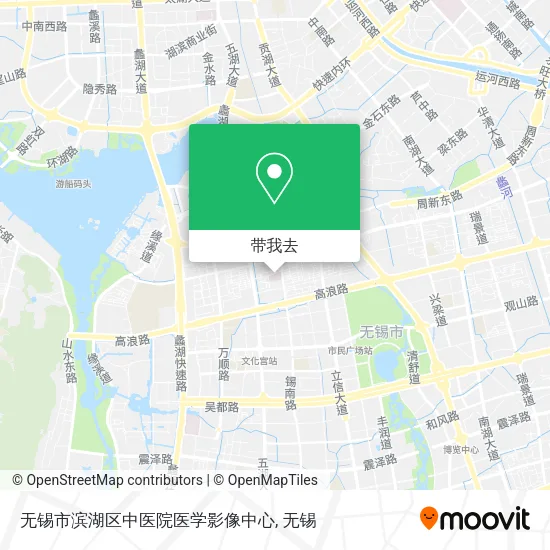 无锡市滨湖区中医院医学影像中心地图