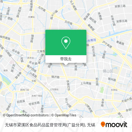 无锡市梁溪区食品药品监督管理局(广益分局)地图