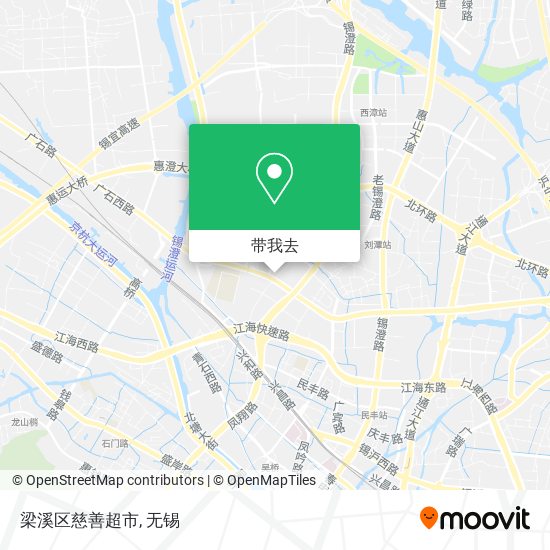 梁溪区慈善超市地图