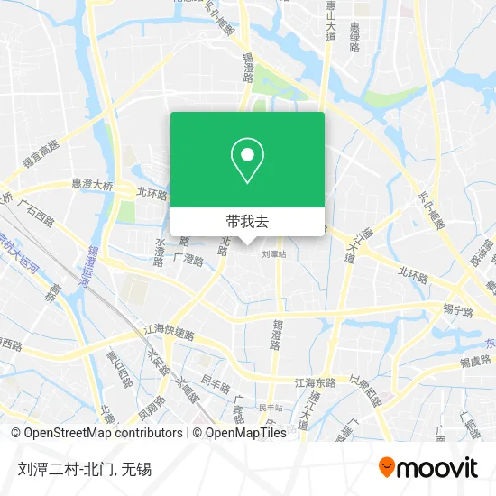 刘潭二村-北门地图