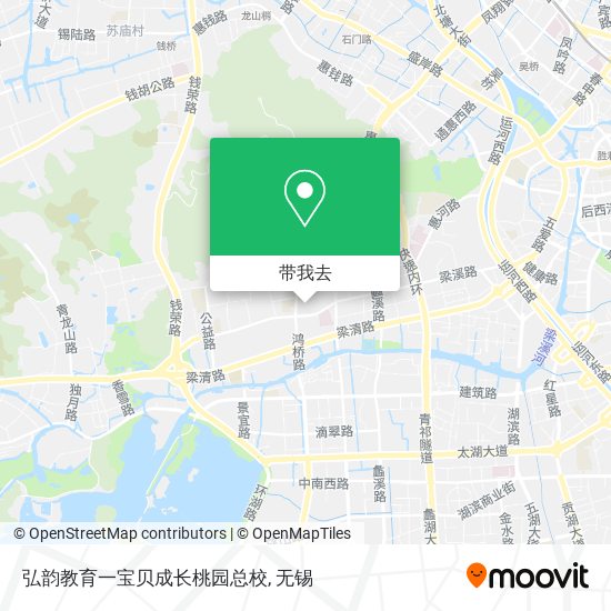 弘韵教育一宝贝成长桃园总校地图
