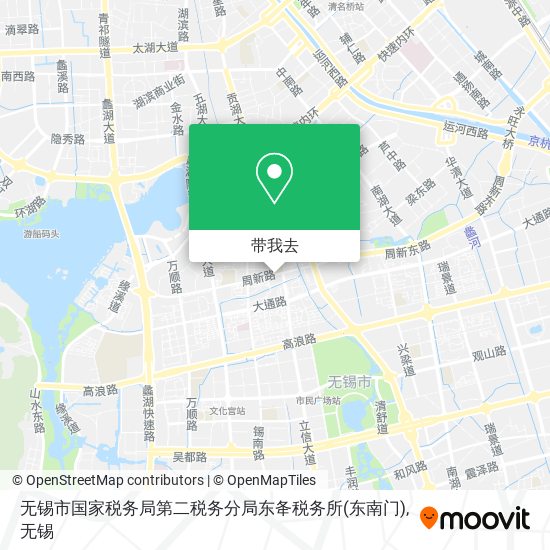 无锡市国家税务局第二税务分局东夅税务所(东南门)地图