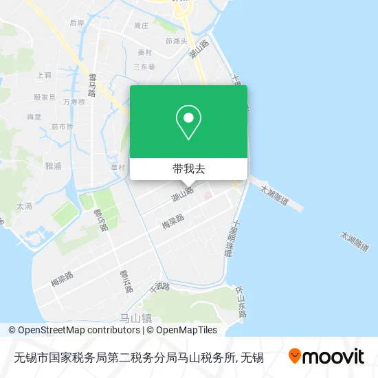 无锡市国家税务局第二税务分局马山税务所地图