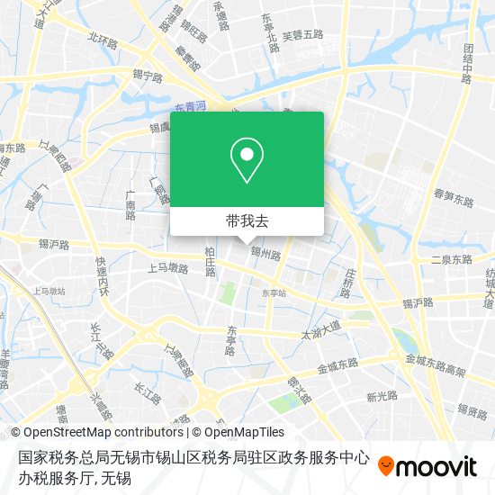 国家税务总局无锡市锡山区税务局驻区政务服务中心办税服务厅地图