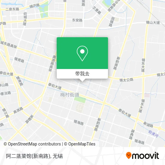 阿二蒸菜馆(新南路)地图