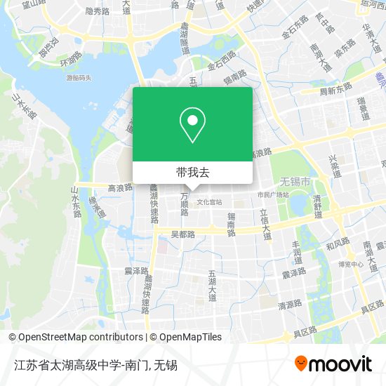 江苏省太湖高级中学-南门地图
