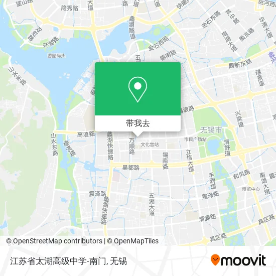 江苏省太湖高级中学-南门地图