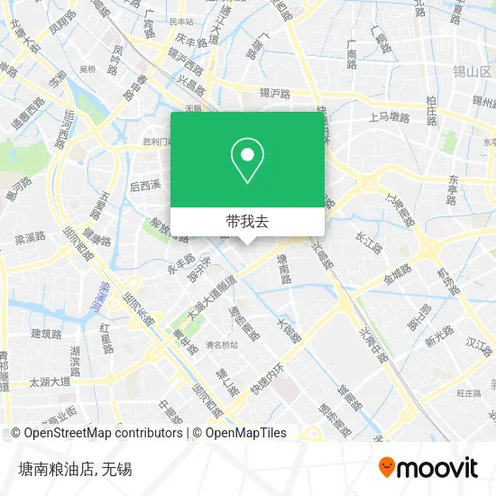 塘南粮油店地图