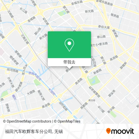 福田汽车欧辉客车分公司地图