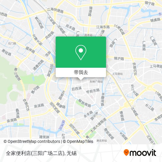 全家便利店(三阳广场二店)地图