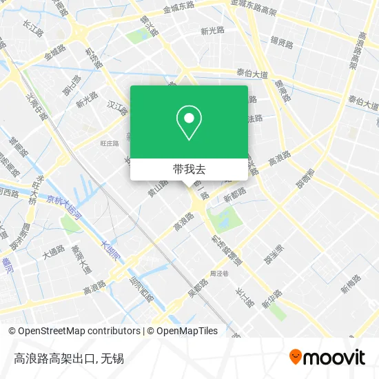 高浪路高架出口地图
