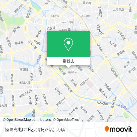 怪兽充电(西风少清扬路店)地图