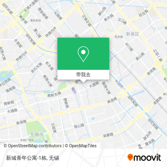 新城青年公寓-1栋地图