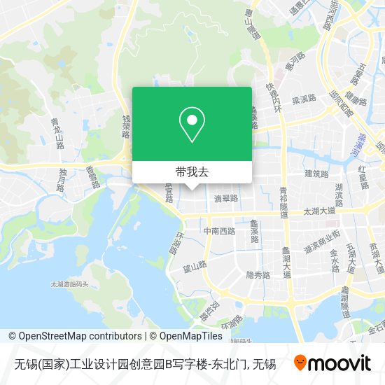 无锡(国家)工业设计园创意园B写字楼-东北门地图