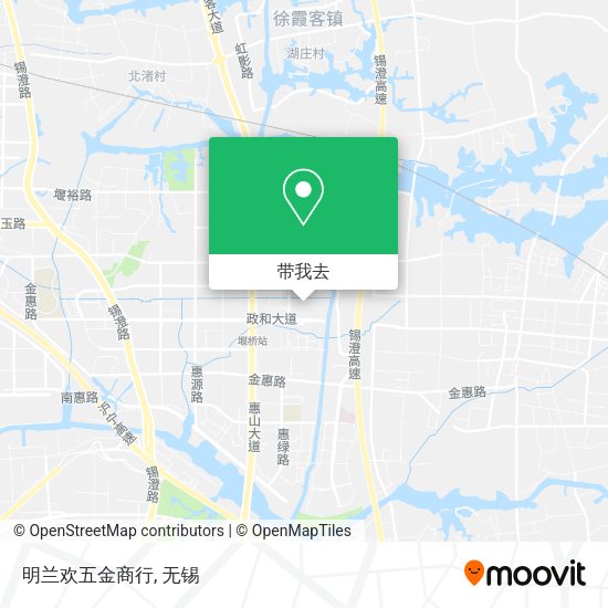 明兰欢五金商行地图