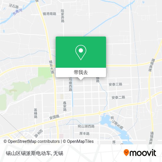 锡山区锡派斯电动车地图