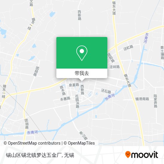 锡山区锡北镇梦达五金厂地图