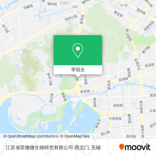 江苏省苏微微生物研究有限公司-西北门地图