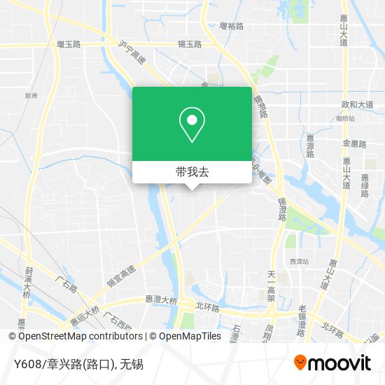 Y608/章兴路(路口)地图