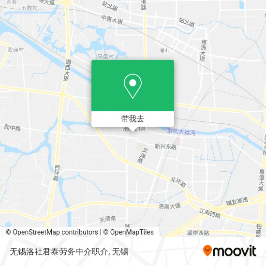 无锡洛社君泰劳务中介职介地图