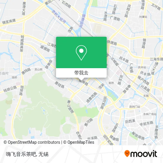 嗨飞音乐茶吧地图