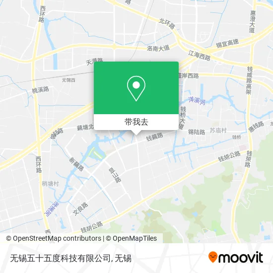 无锡五十五度科技有限公司地图