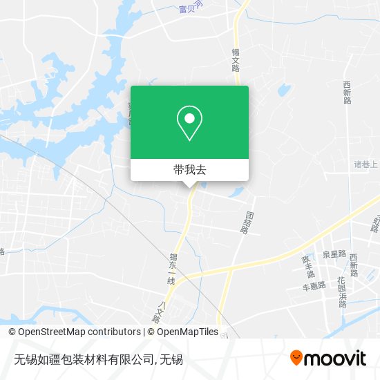 无锡如疆包装材料有限公司地图