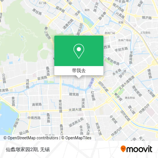 仙蠡墩家园2期地图
