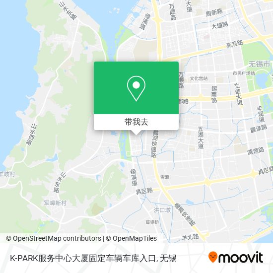 K-PARK服务中心大厦固定车辆车库入口地图