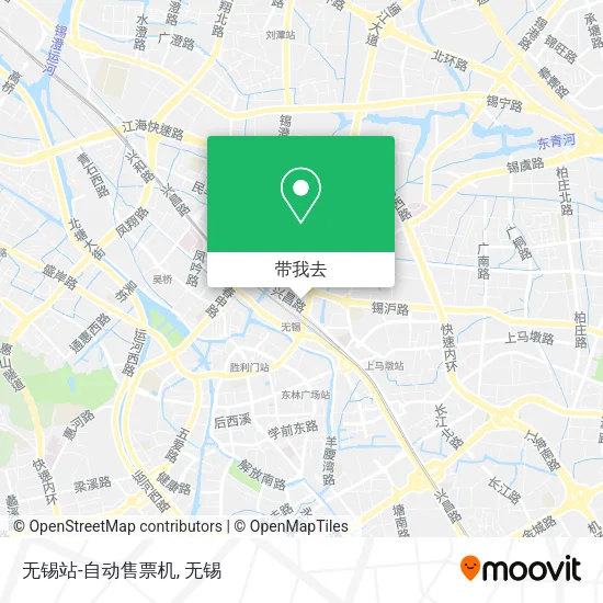 无锡站-自动售票机地图