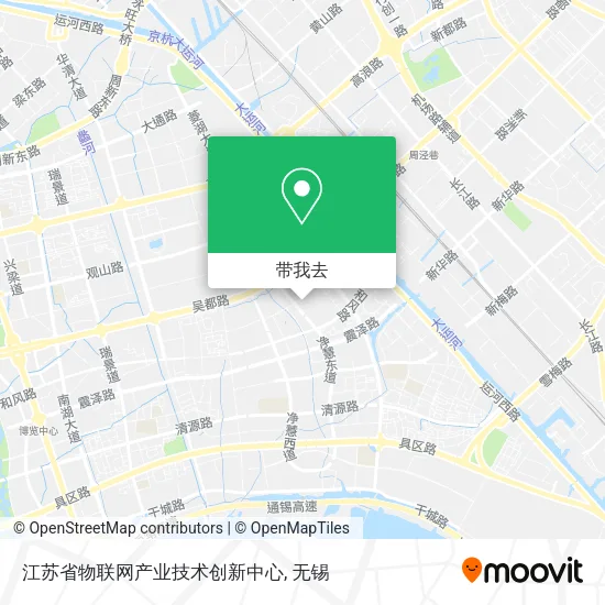 江苏省物联网产业技术创新中心地图