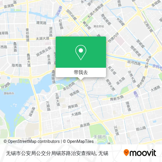 无锡市公安局公交分局锡苏路治安查报站地图