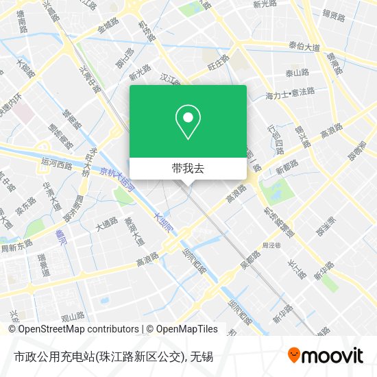 市政公用充电站(珠江路新区公交)地图