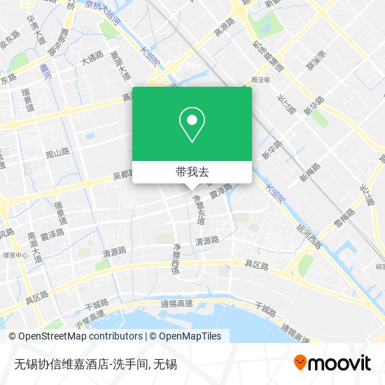 无锡协信维嘉酒店-洗手间地图