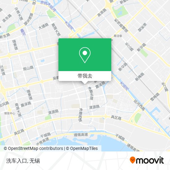 洗车入口地图