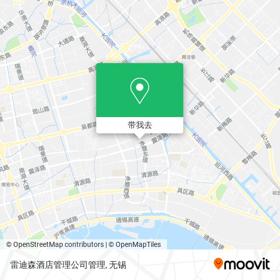 雷迪森酒店管理公司管理地图