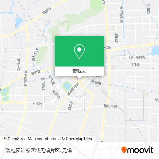 碧桂园沪苏区域无锡片区地图