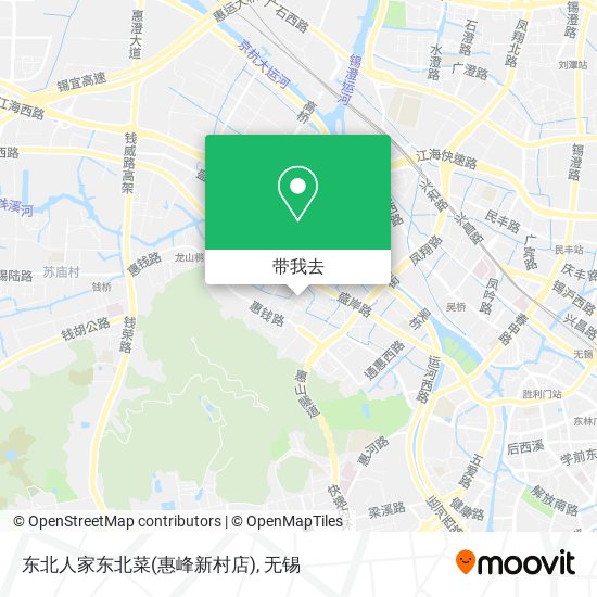 东北人家东北菜(惠峰新村店)地图