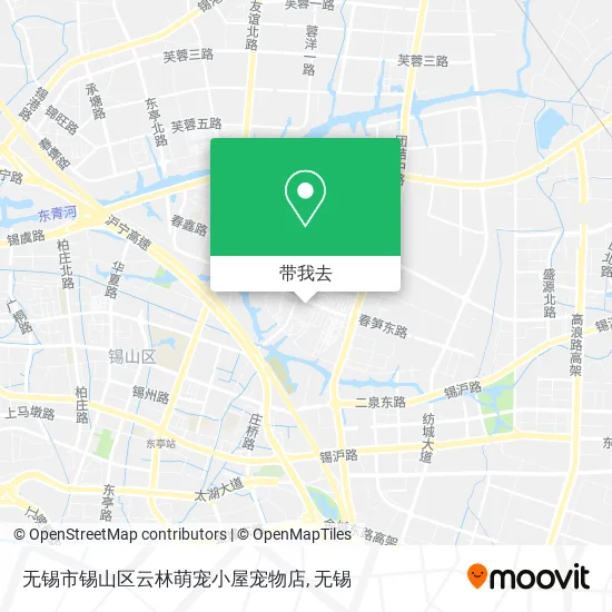 无锡市锡山区云林萌宠小屋宠物店地图
