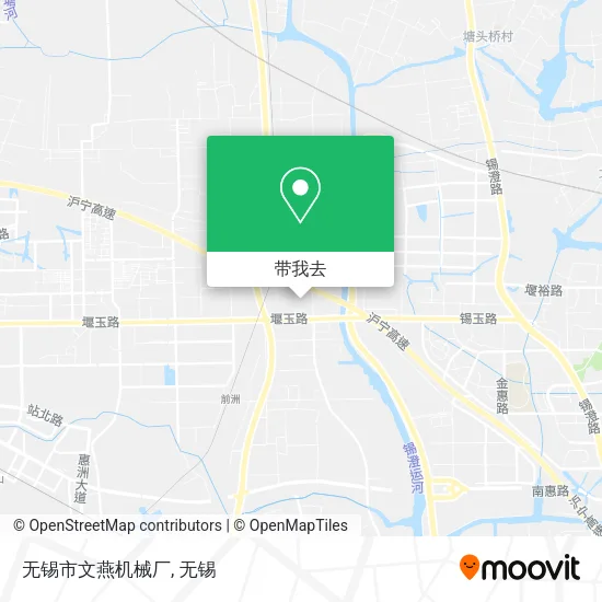 无锡市文燕机械厂地图