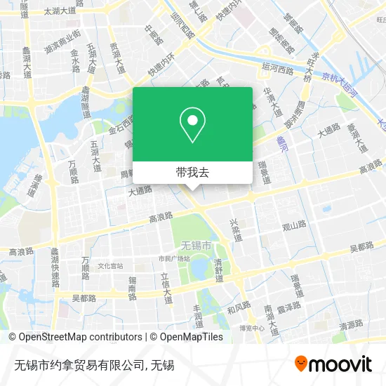 无锡市约拿贸易有限公司地图