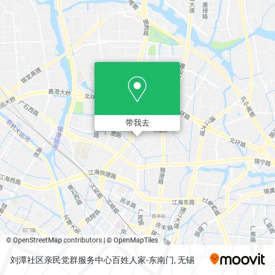 刘潭社区亲民党群服务中心百姓人家-东南门地图