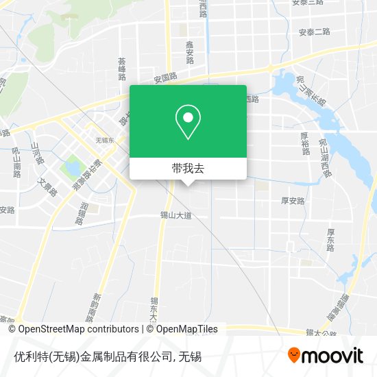 优利特(无锡)金属制品有很公司地图