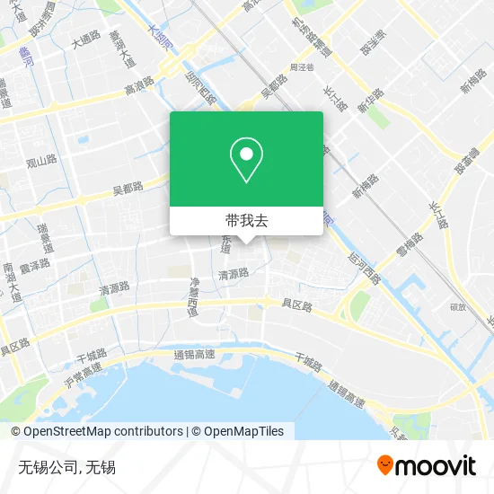 无锡公司地图