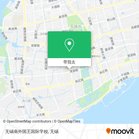 无锡南外国王国际学校地图