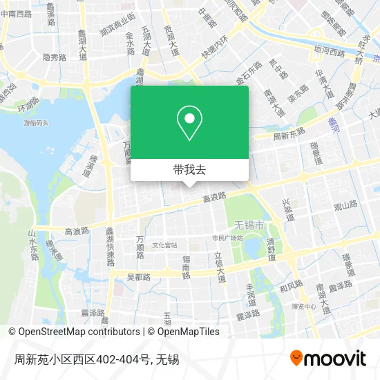 周新苑小区西区402-404号地图